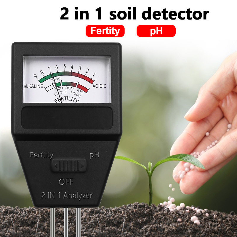 2 in 1 Soil PH Fertility Meter - Ph Meter Digital Water Tester recension och pris