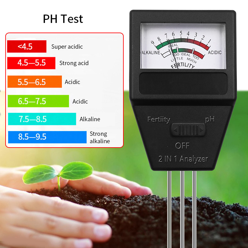2 in 1 Soil PH Fertility Meter - Ph Meter Digital Water Tester recension och pris