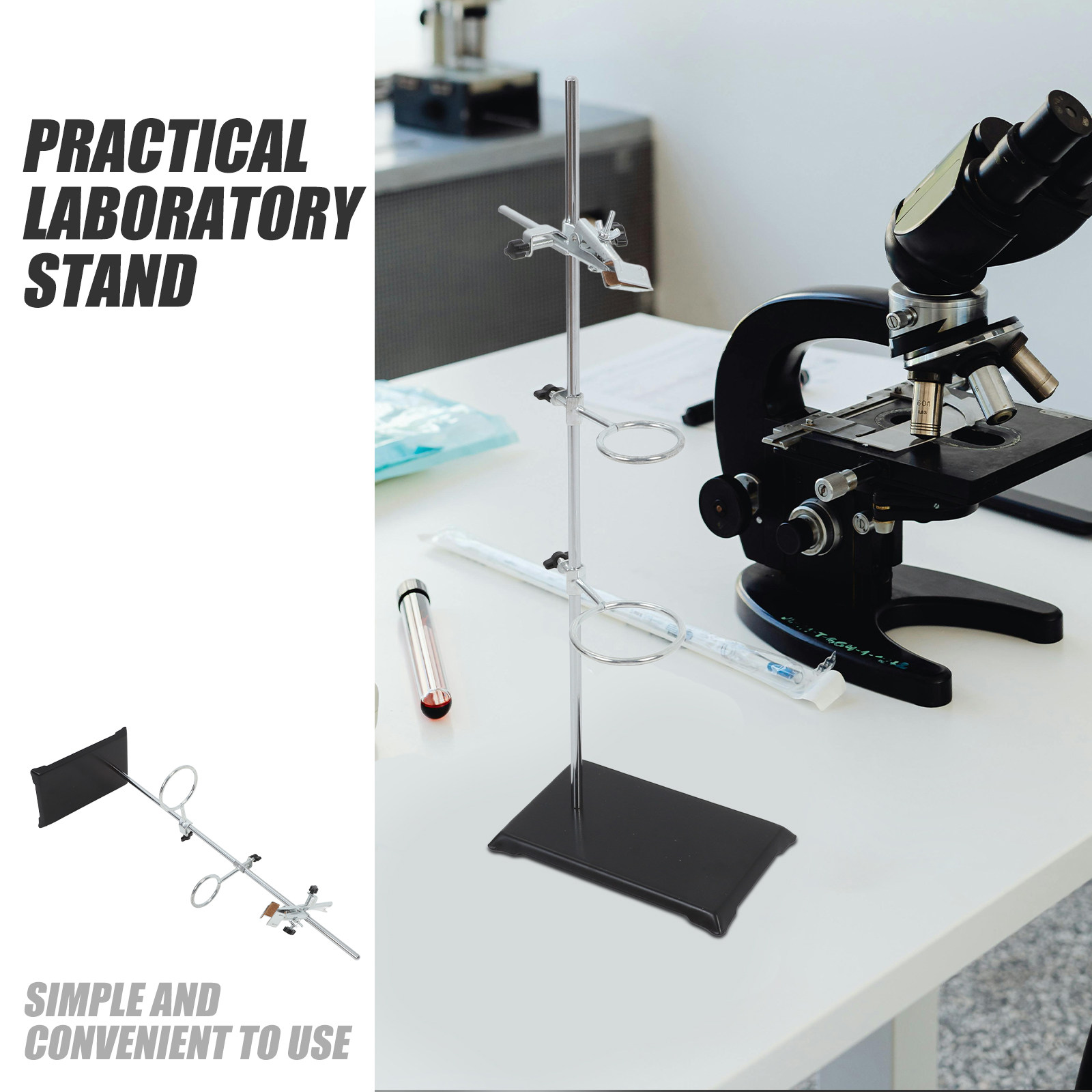 Laboratory Ring Stand Iron Sta - Lab Equipment recension och pris