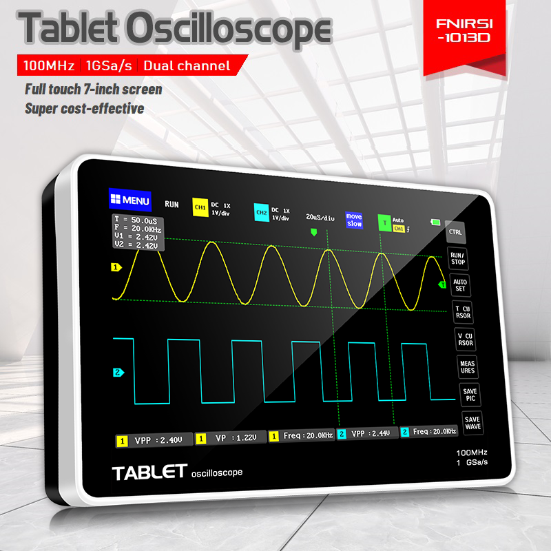 FNIRSI 1013D Dual Channel Tabl - Fnirsi Digital Oscilloscope Handheld recension och pris